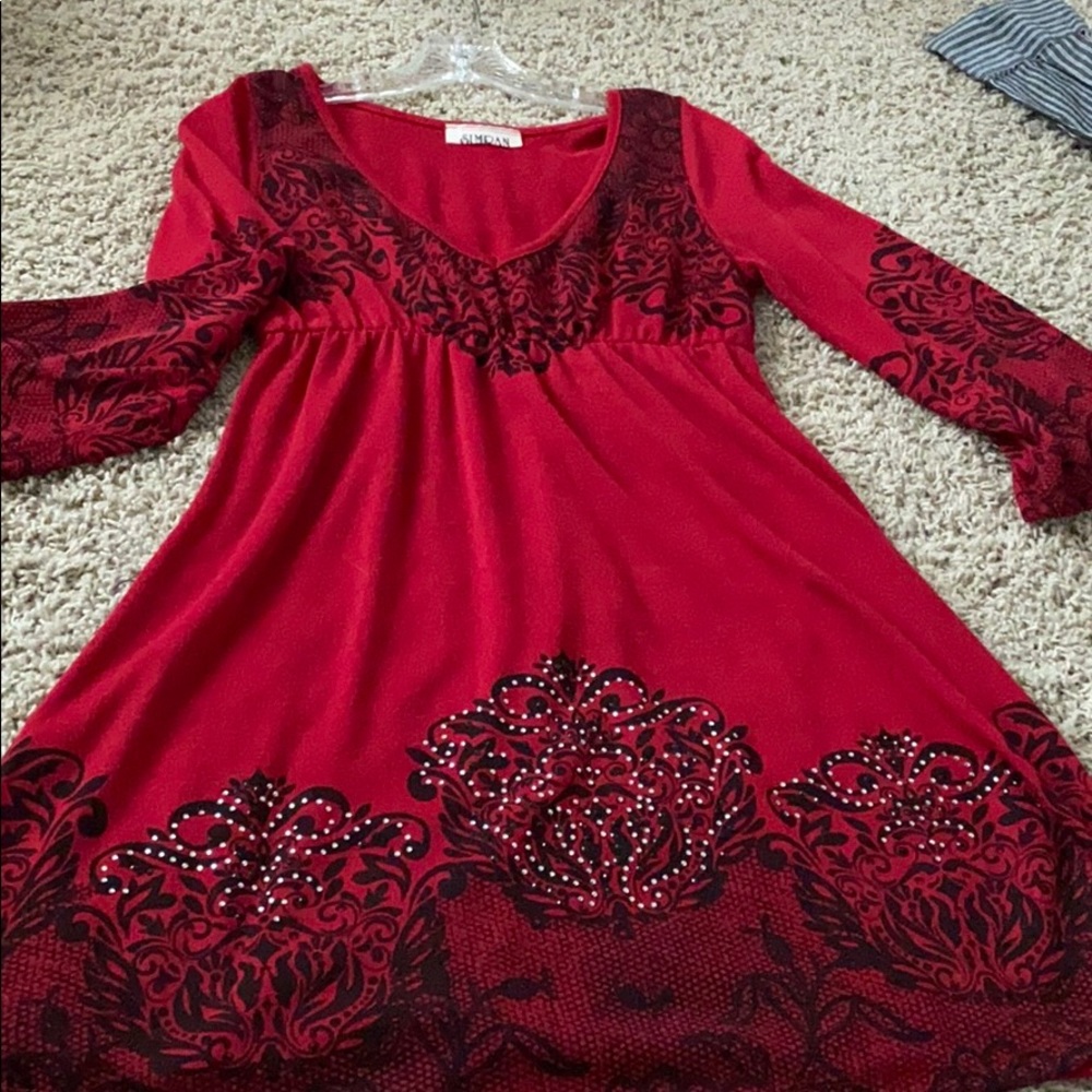 Red dress